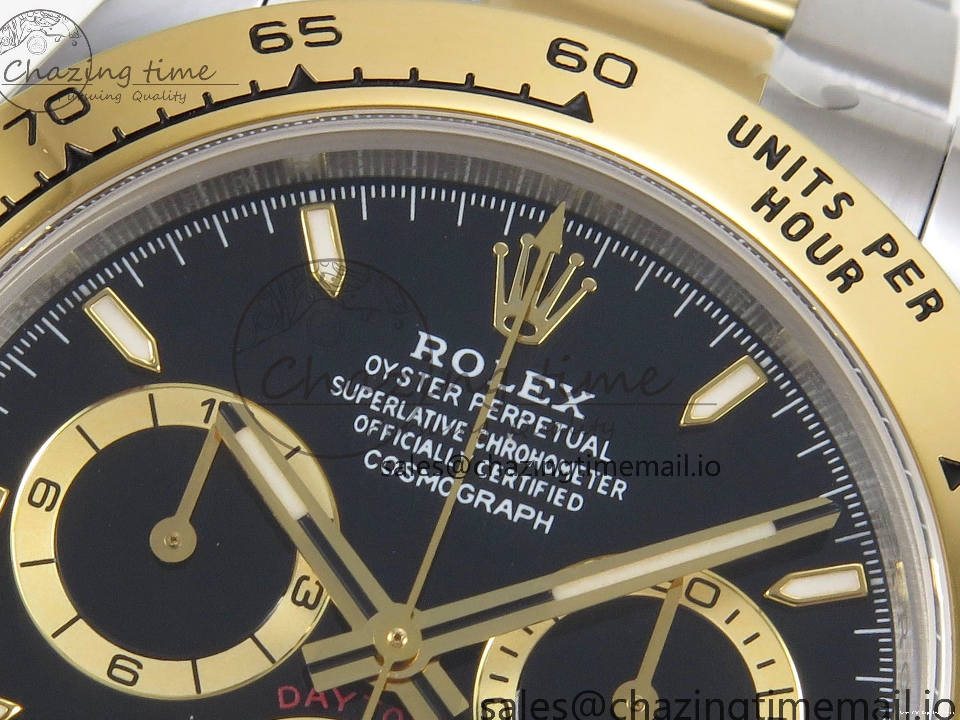 Best AAA Replica Sites SS Premium 904L Clone 126503 1:1 Dial on DD Black Clean Edition Bracelet Super 240 Best Daytona YG 1231